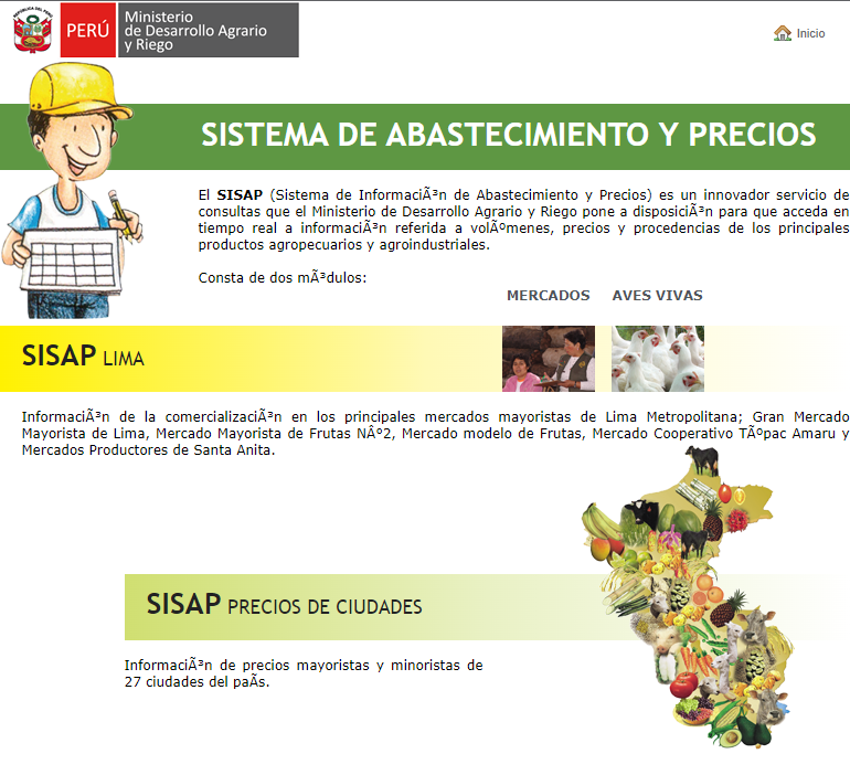 imagen de web de midagri